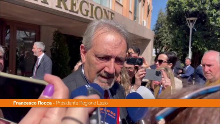 Lazio, Rocca”La mia sarà presidenza del fare,no pregiudizi ideologici”