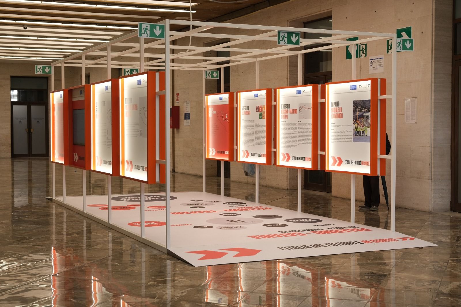 “Cantieri parlanti”, nuovo infopoint delle Ferrovie alla stazione Palermo Centrale