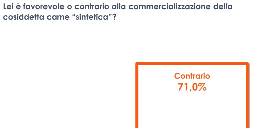 Carne sintetica, 7 italiani su 10 sono contrari alla commercializzazione