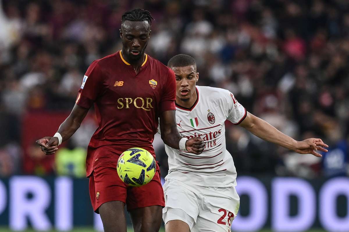 Roma-Milan 1-1, Abraham e Saelemaekers in gol nel recupero