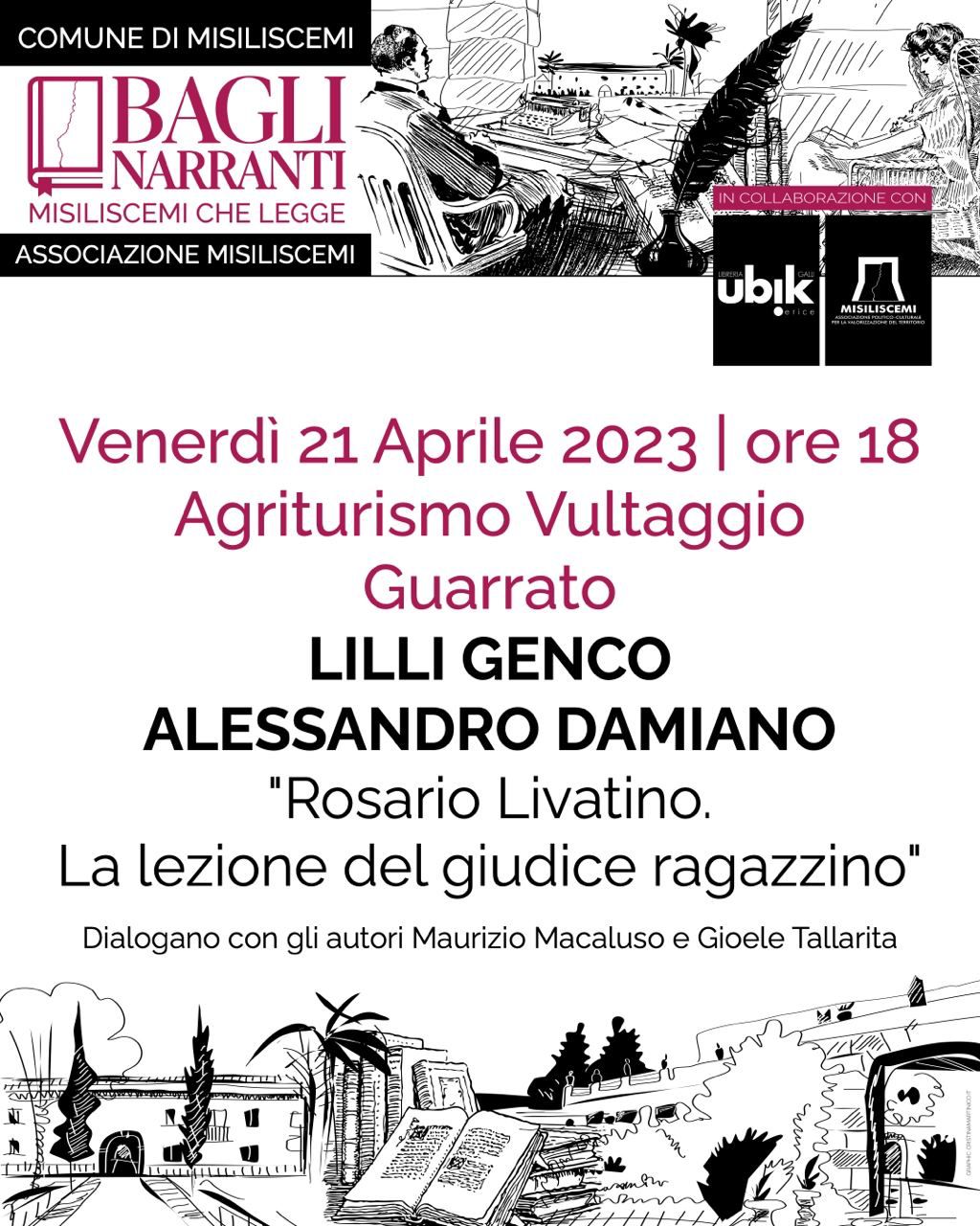 Misiliscemi che legge, si parla di Rosario Livatino il 21 aprile