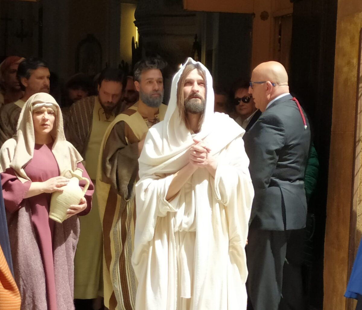 Marsala: uscita da Sant’Anna la Sacra Rappresentazione della Passione di Cristo – LE IMMAGINI