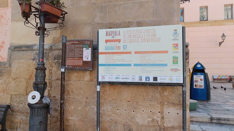 Marsala: nuovi pannelli informativi in centro