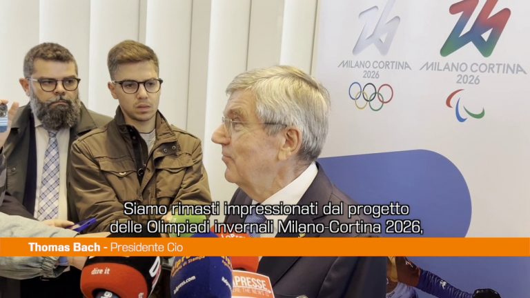 Milano-Cortina, Bach “Impressionati dal progetto”