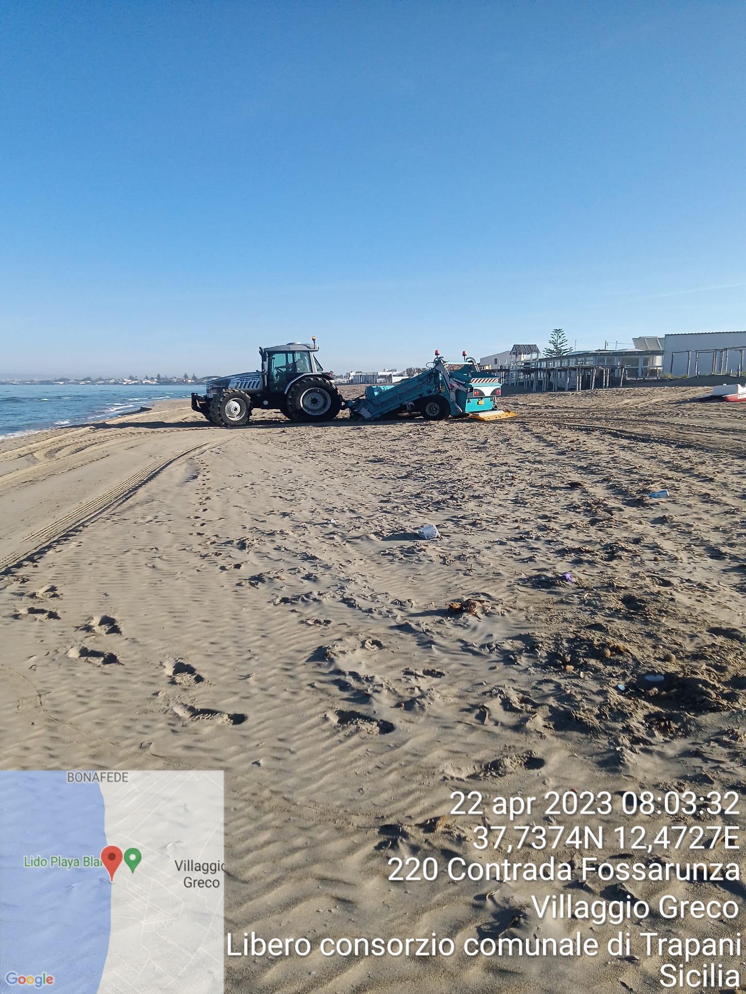 A Marsala inizia la pulizia delle spiagge e della pista dello Stagnone