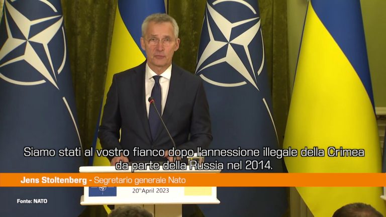 Stoltenberg a Kiev “Il sostegno della Nato fa la differenza”