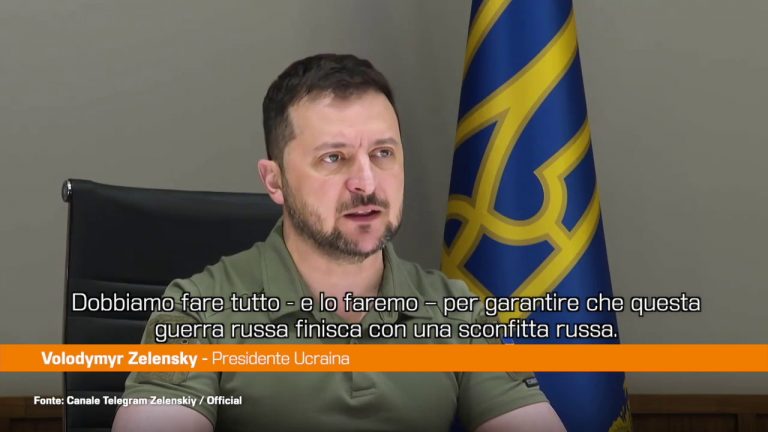 Ucraina, Zelensky “Ricostruzione grande opportunità per l’Europa”