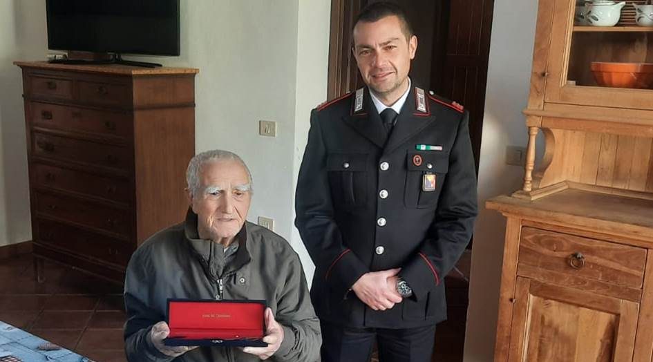 I Carabinieri di Marsala festeggiano i 101 anni del vice brigadiere Michele Di Figlia