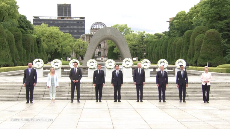 G7, i leader all’Hiroshima Peace Memorial Park