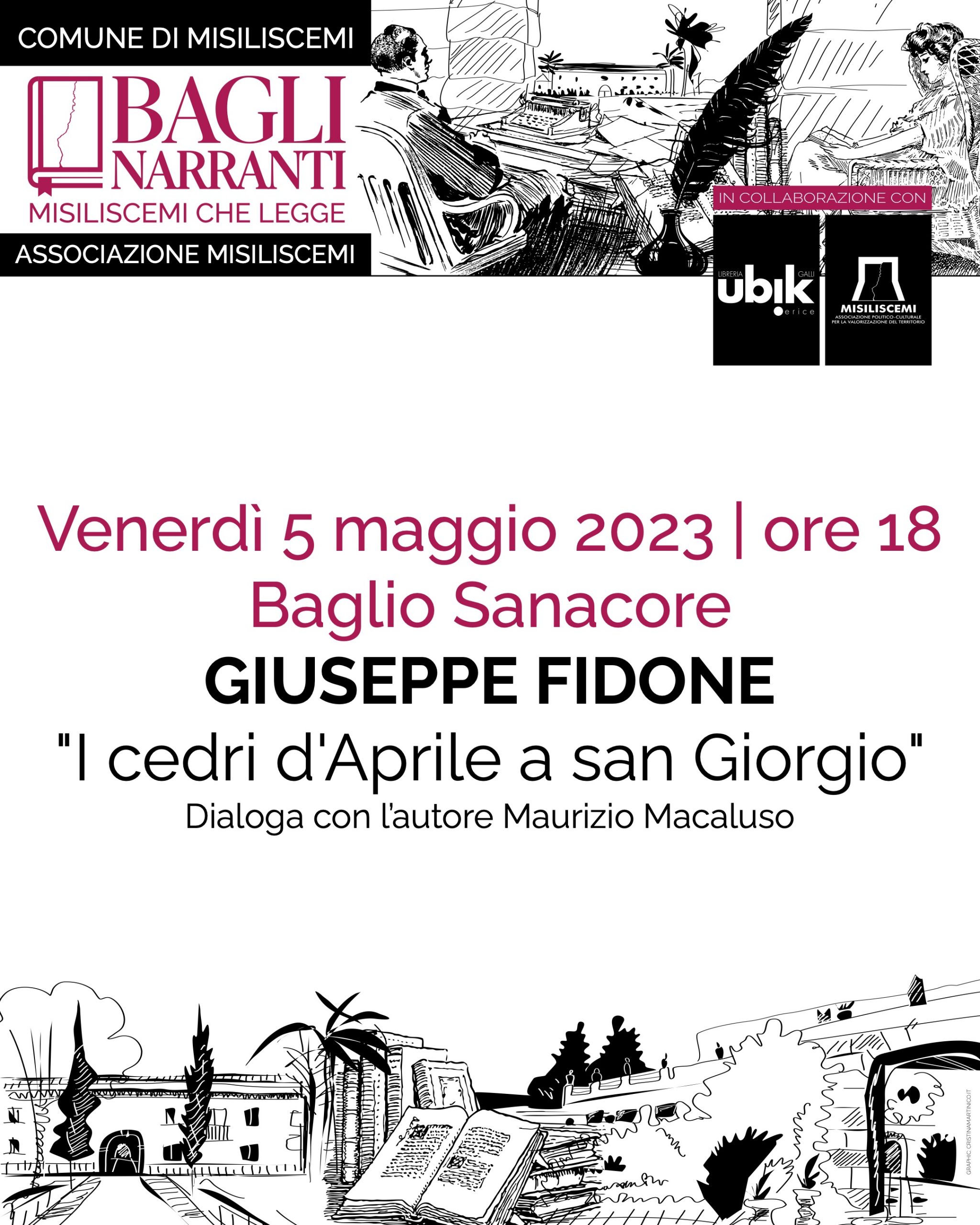 Bagli Narranti, a Misiliscemi incontro con lo scrittore Giuseppe Fidone