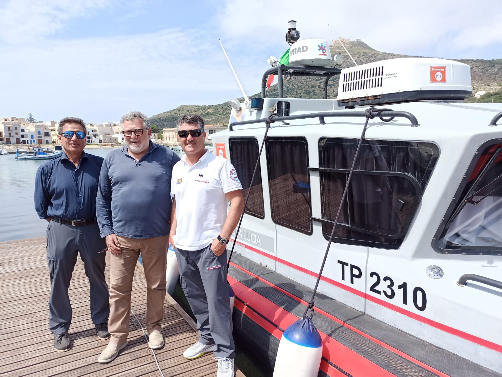 Egadi: già operativa l’idroambulanza “Santa Lucia”