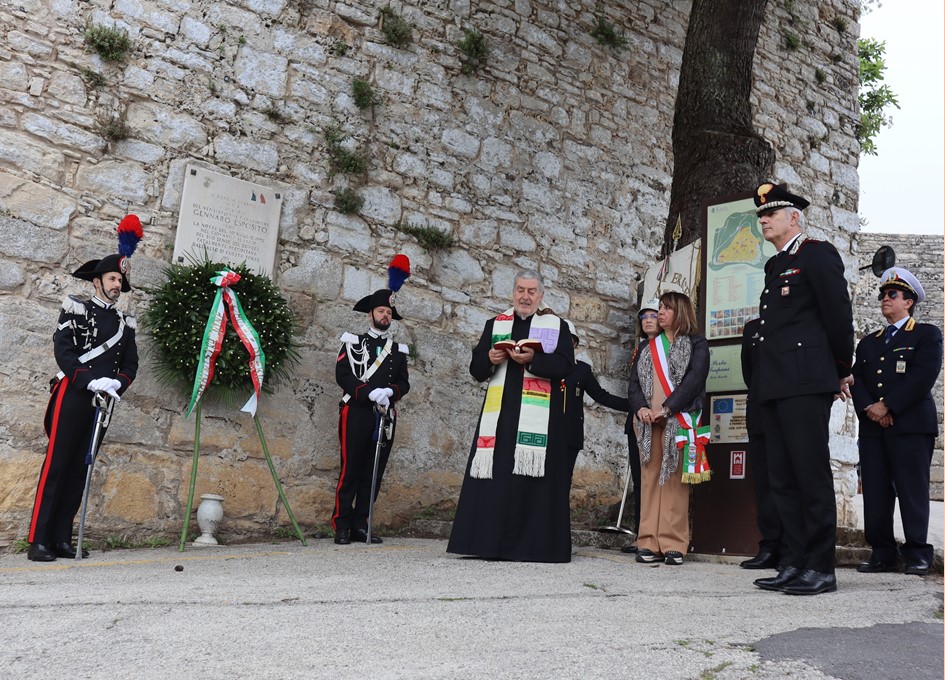 A Erice commemorato il 31° anniversario della morte del Carabiniere Gennaro Esposito