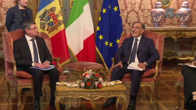 La Russa incontra il presidente del Parlamento moldavo