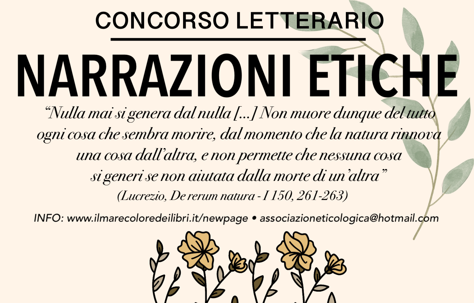 Concorso letterario “Narrazioni Etiche” a Marsala: prorogata la scadenza