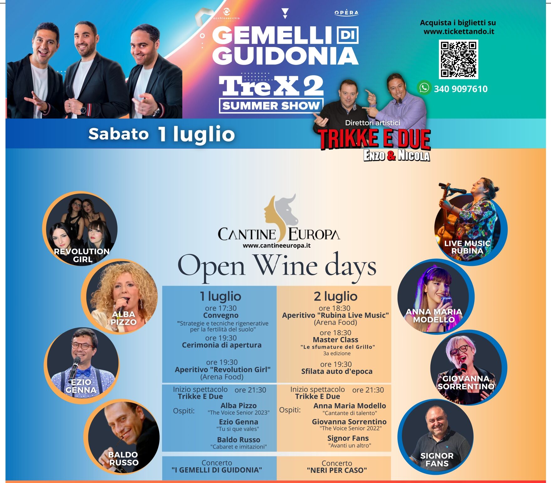 “Open Wine Days” alle Cantine Europa di Petrosino tanti eventi