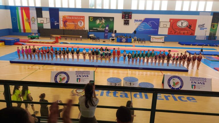 A Erice il meglio della ginnastica artistica, donata la coppa all’Edera Forlì