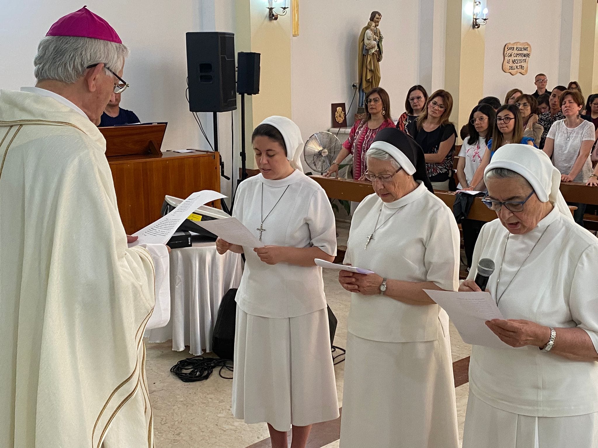 Le suore Apostole del Sacro Cuore lasciano la Diocesi, il saluto del Vescovo di Trapani