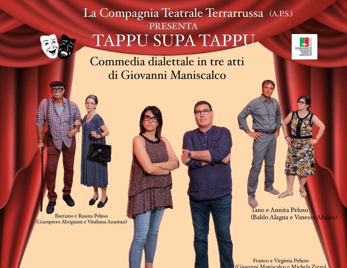 “Tappu supa Tappu”, tre spettacoli a Marsala per la commedia