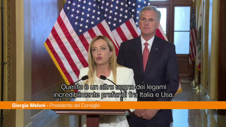 Meloni “Relazioni essenziali tra Italia e Usa”