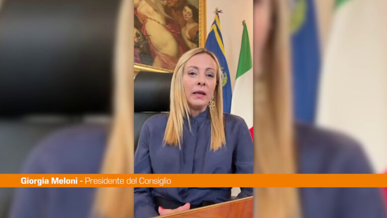 Meloni “”Obiettivo varare grande piano di prevenzione idrogeologica”