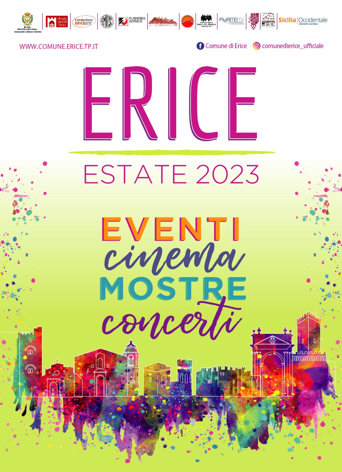 Erice Estate 2023: un’estate di cultura, arte e intrattenimento nel borgo