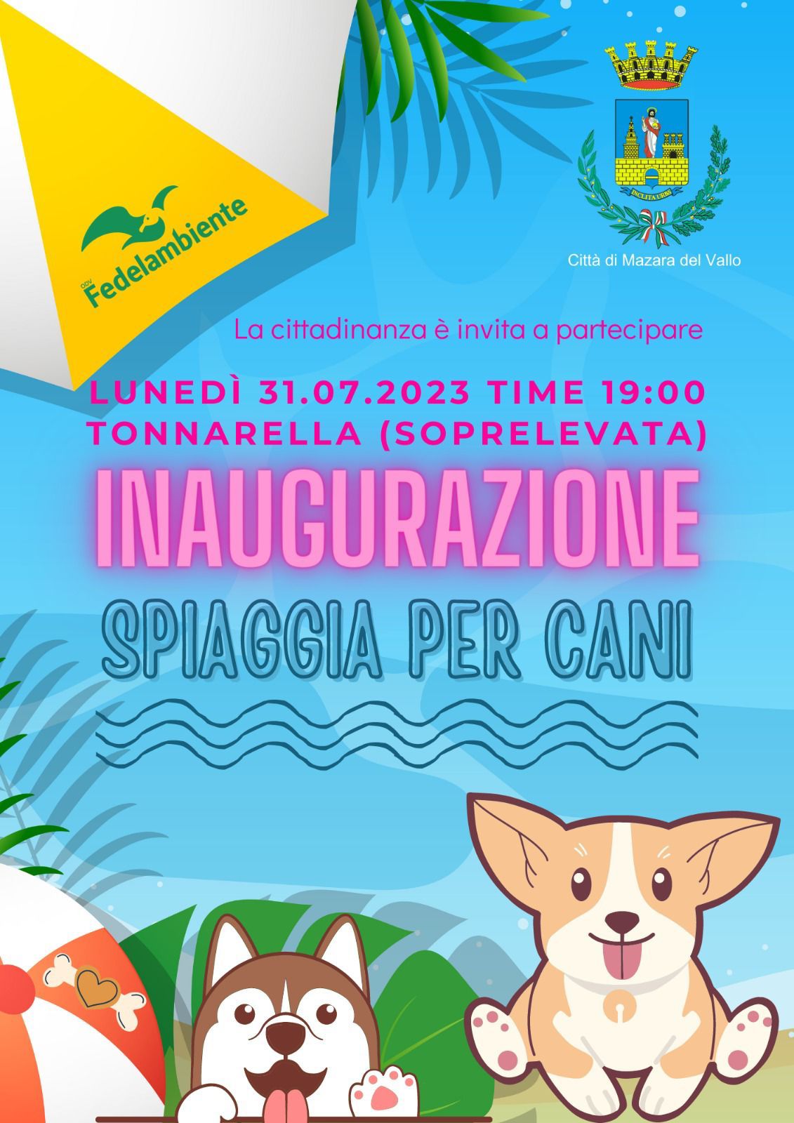 A Mazara nasce la “spiaggia per cani”