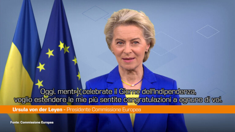 Ucraina, Von der Leyen “La sua forza è il popolo”