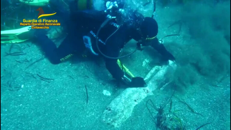 Importante scoperta archeologica nelle acque dell’Isola di Ventotene