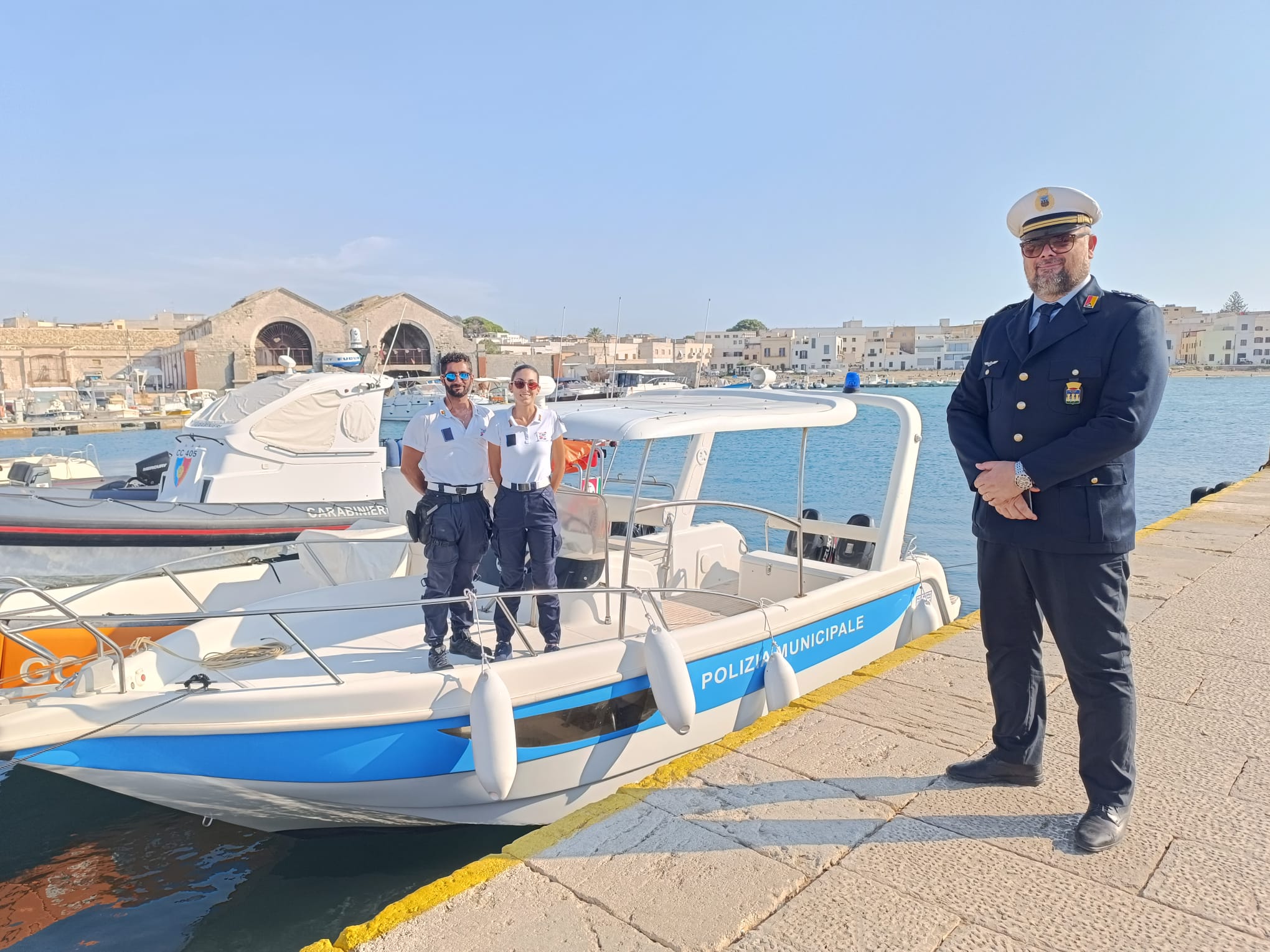 Alla Municipale di Favignana un’imbarcazione sequestrata all’immigrazione clandestina