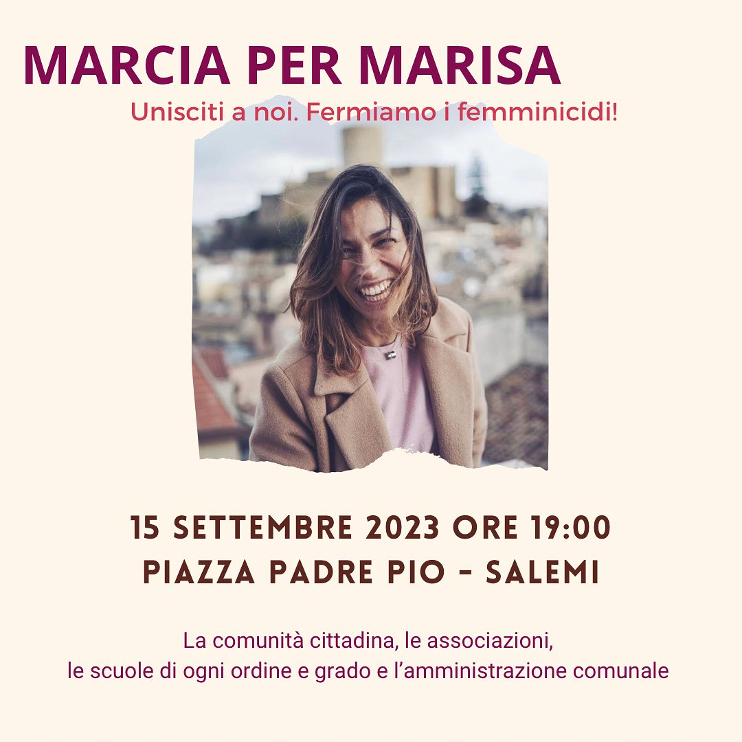 A Salemi la “Marcia per Marisa”, iniziativa delle associazioni