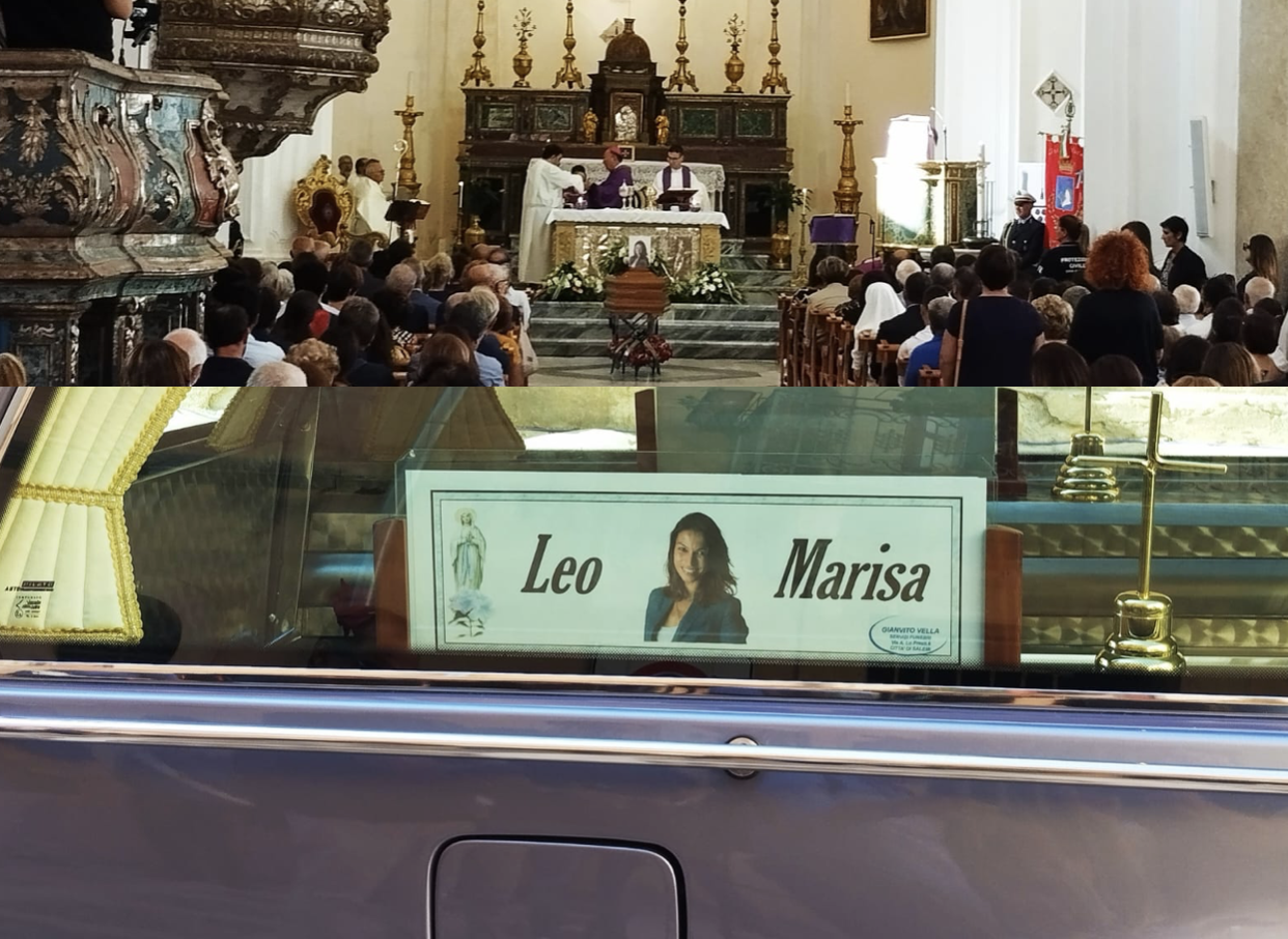 Gli strazianti funerali di Marisa Leo, il fratello: “Educate gli uomini alla gentilezza”