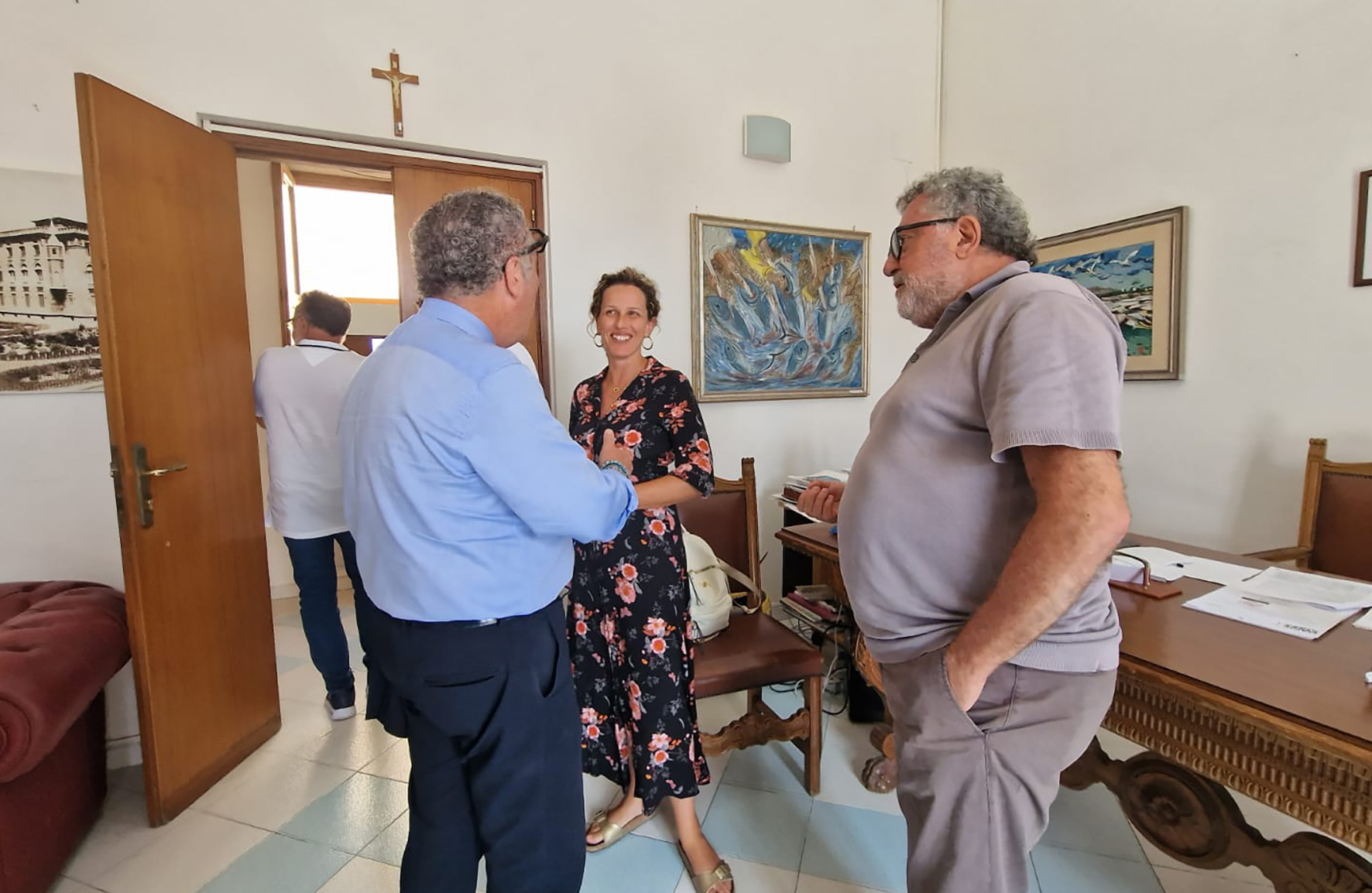 Favignana: Catania visita l’istituto “Rallo” e incontra Forgione