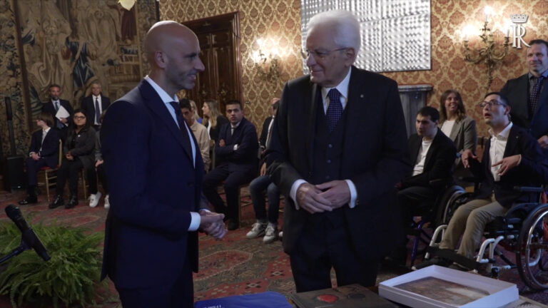 Mattarella incontra i giovani disabili di Città di Castello