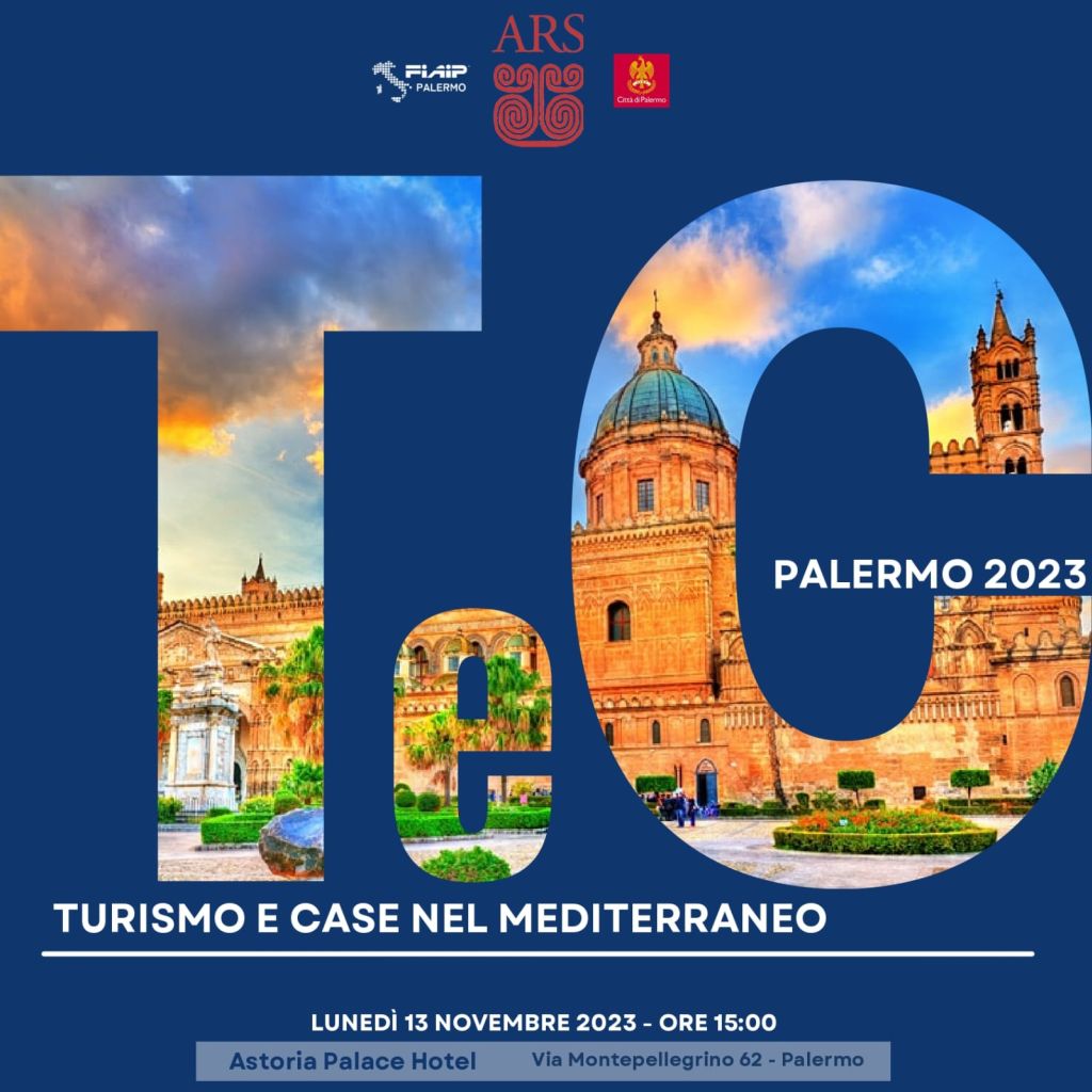 Turismo e case nel Mediterraneo, il 13 novembre convegno Fiaip a Palermo