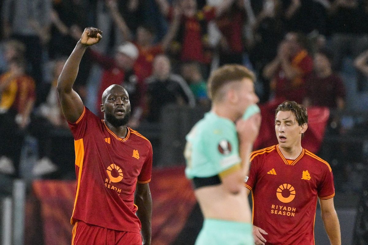 Roma-Slavia Praga 2-0, decidono Bove e Lukaku