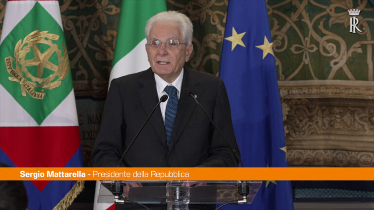 Mattarella “Germi dell’odio e del terrorismo aggrediscono la libertà”