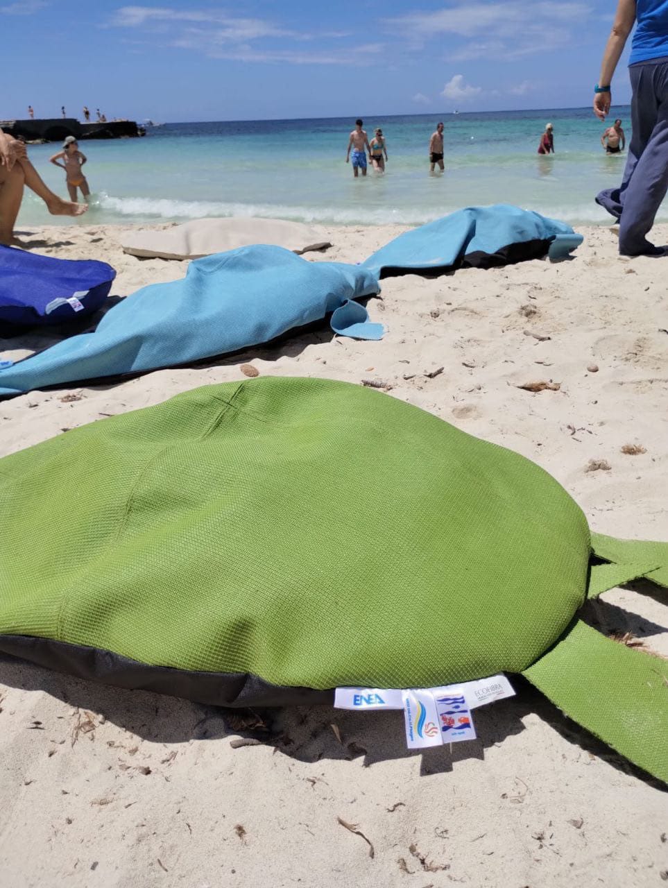 A Favignana e Levanzo, la posidonia trasformata in cuscinoni