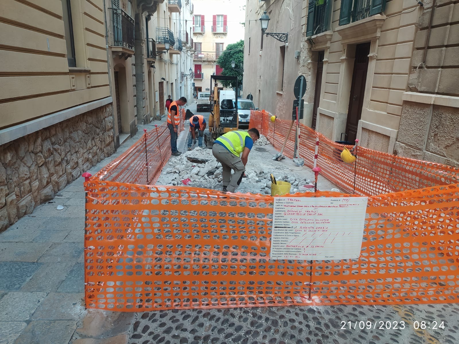 Prime piogge, a Trapani si puliscono i canali di Milo