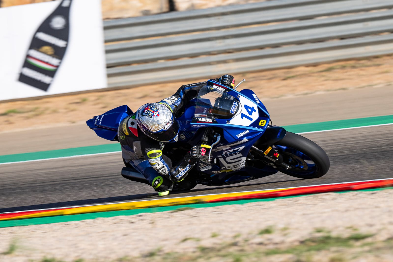 Samuele Marino quarto al Campionato Yamaha, brutta caduta all’Europa R7