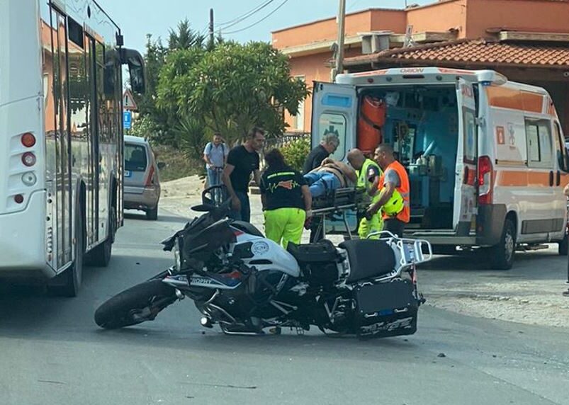 Incidente nei pressi dell’ospedale di Marsala, scontro auto-moto