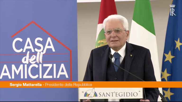 Mattarella “Da Comunità di Sant’Egidio risposta concreta a esigenze”