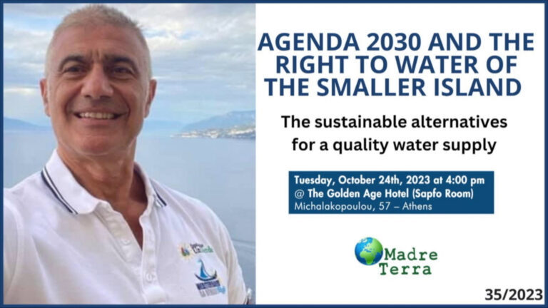 Madre Terra – Agenda 2030 e acqua di qualità per Isole minori