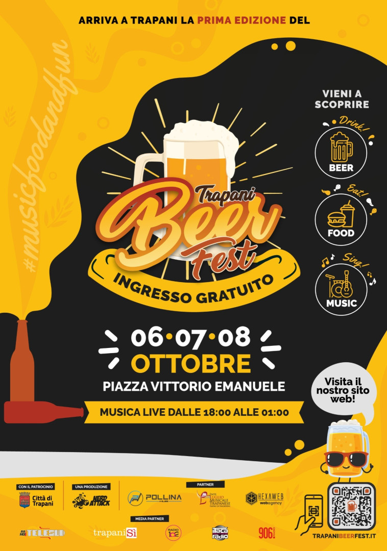 Al via il Trapani Beer Fest, una tre giorni a tutta birra