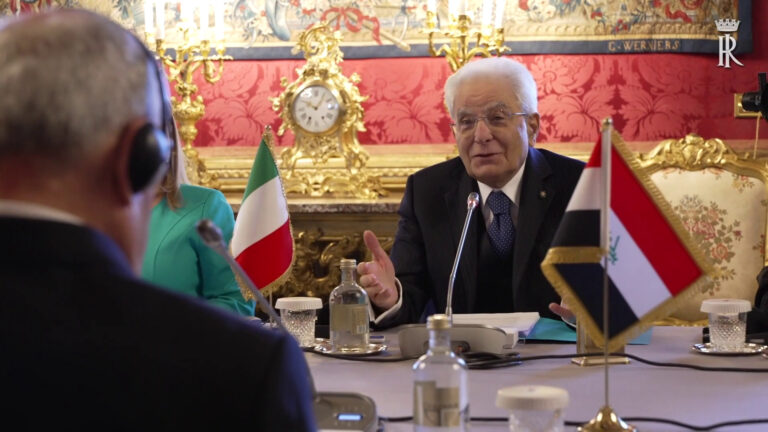 Mattarella riceve il presidente dell’Iraq Abdul Latif Rashid