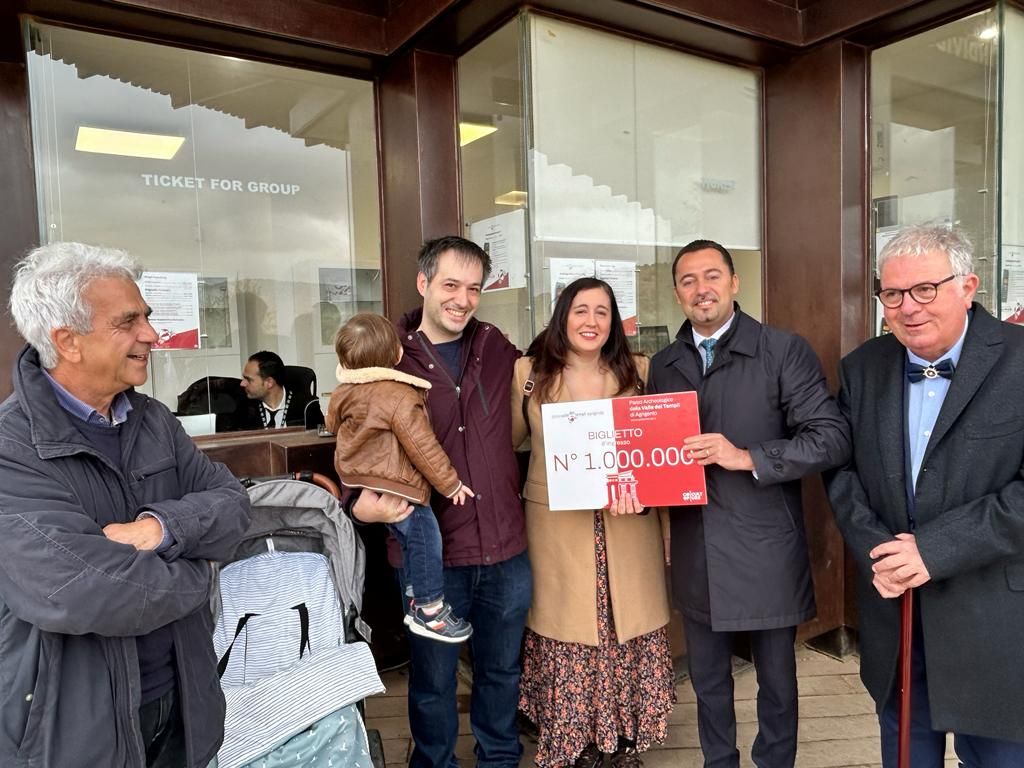 La Valle dei Templi festeggia il suo milionesimo visitatore del 2023