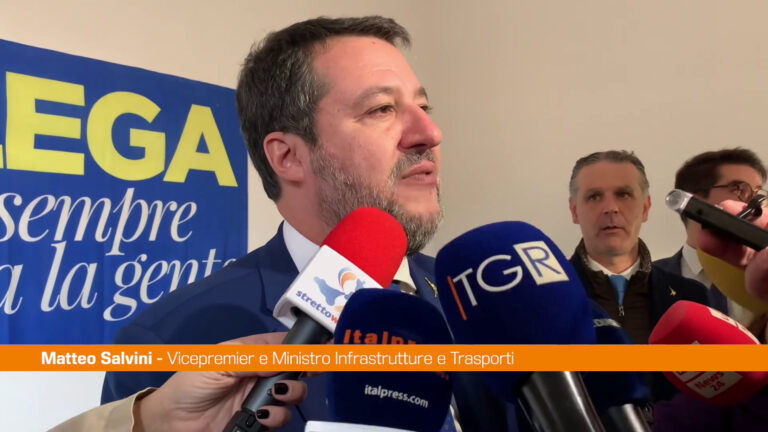 Calabria, Salvini “Dal governo investimenti senza precedenti”