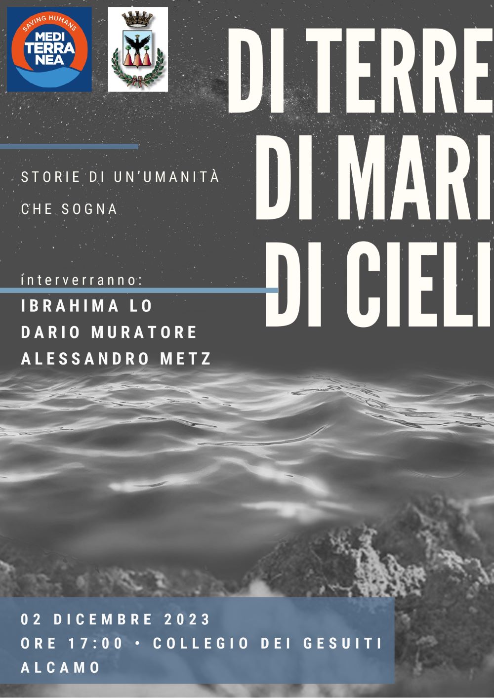 Ad Alcamo il convegno “Di Terre, di Mari di Cieli” sui morti nel Mediterraneo