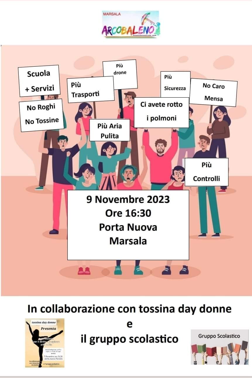 Salute e scuola, le associazioni marsalesi in Piazza per chiedere più tutele per le contrade