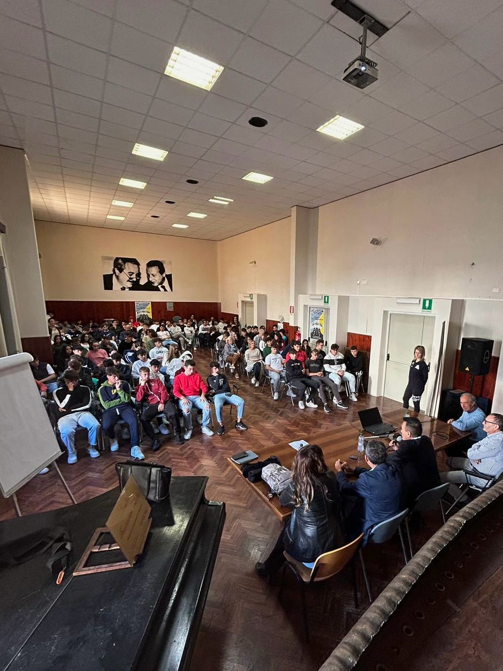 Incontro all’Istituto “Calvino” di Trapani con i ragazzi del progetto di specializzazione in Management