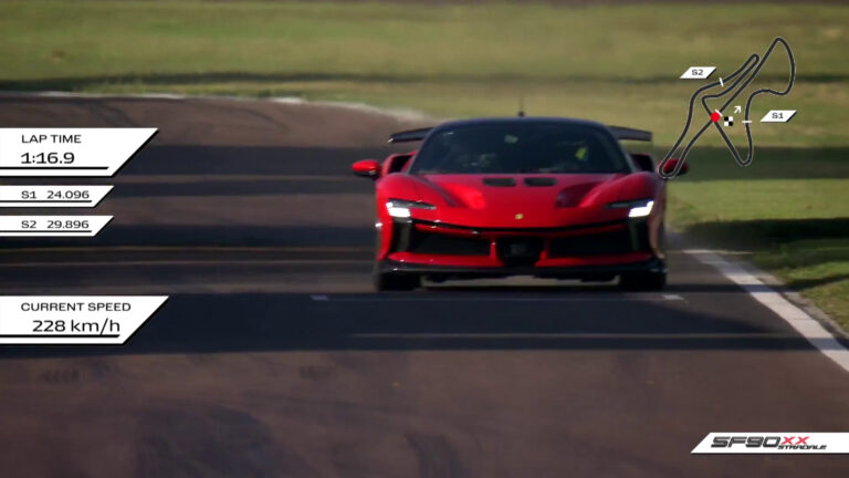 La Ferrari SF90 XX Stradale segna il nuovo record sul giro a Fiorano